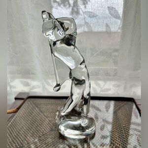 Baccarat Crystal Golf Sculpture
